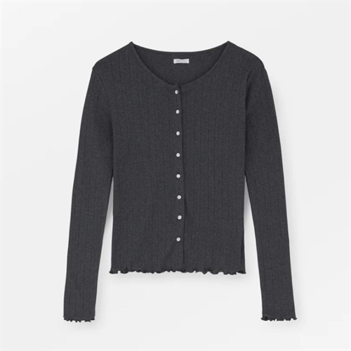 SKALL STUDIO EDIE CARDIGAN DARK GREY MELANGE